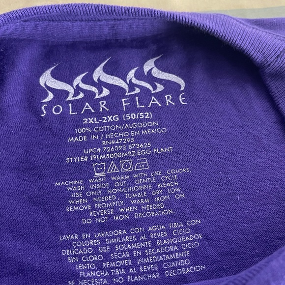 2XL Purple Radios T shirt - Picture 3 of 3